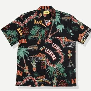 Duvin Palm Leisure Stretch Buttonup